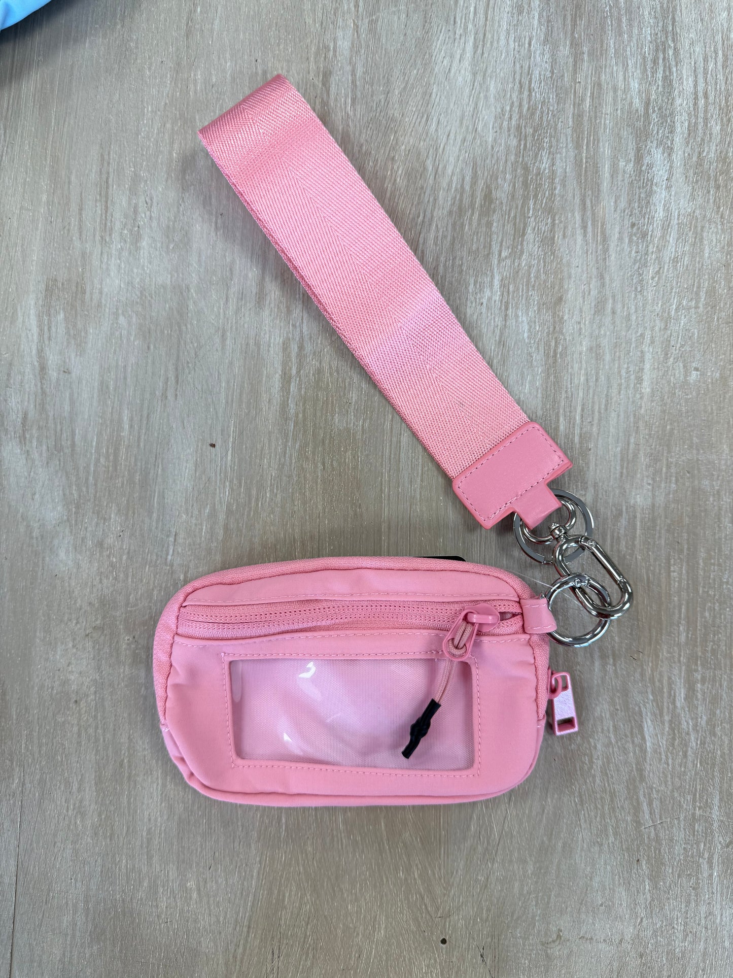 Zip wallets with wristlet