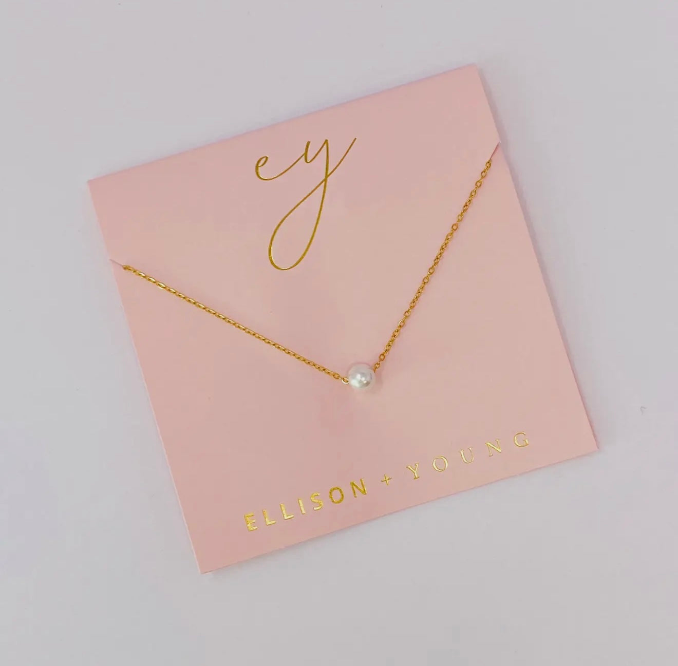 Dainty Single Pearl Necklace