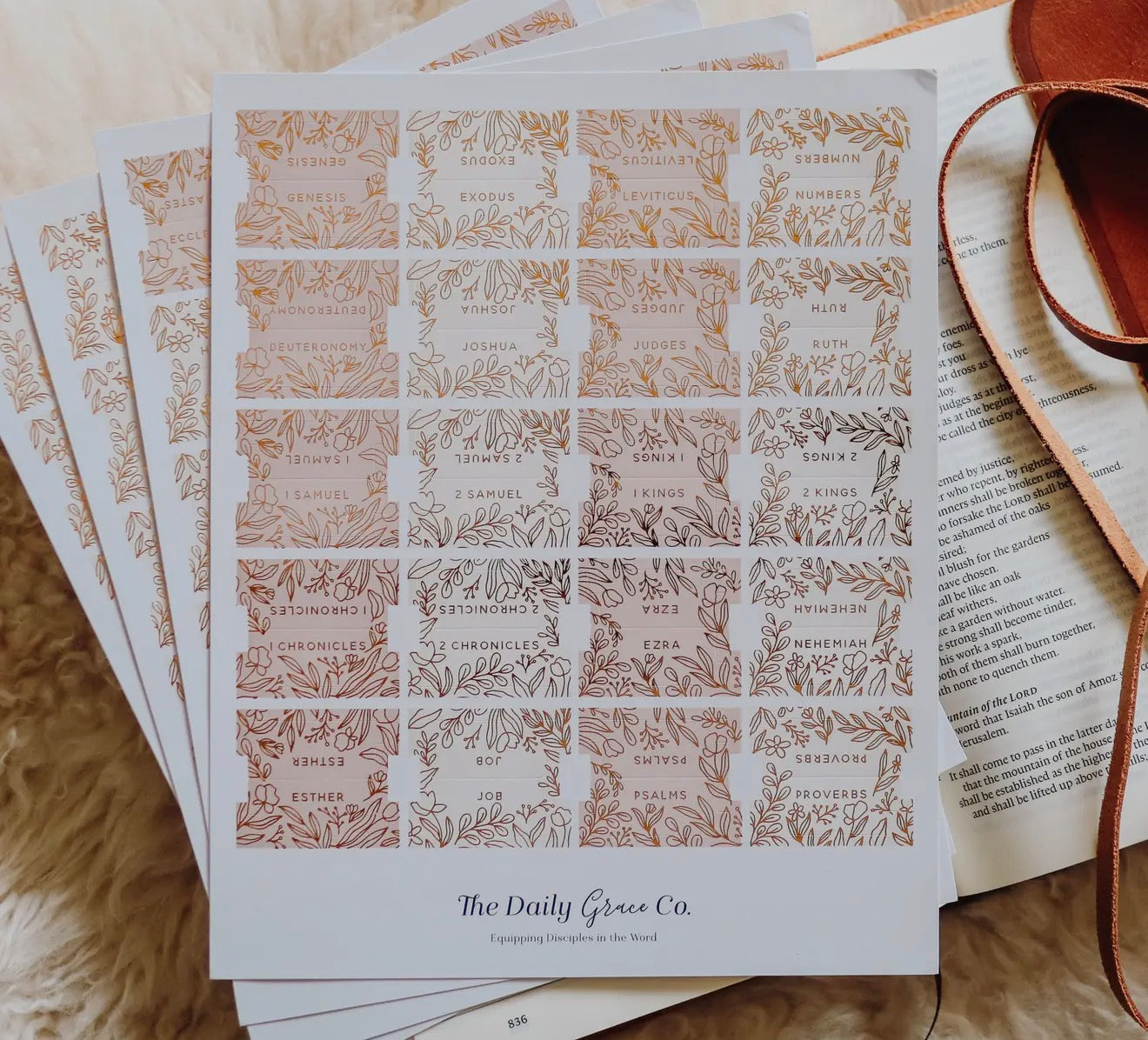 Gold Foil Bible Tabs