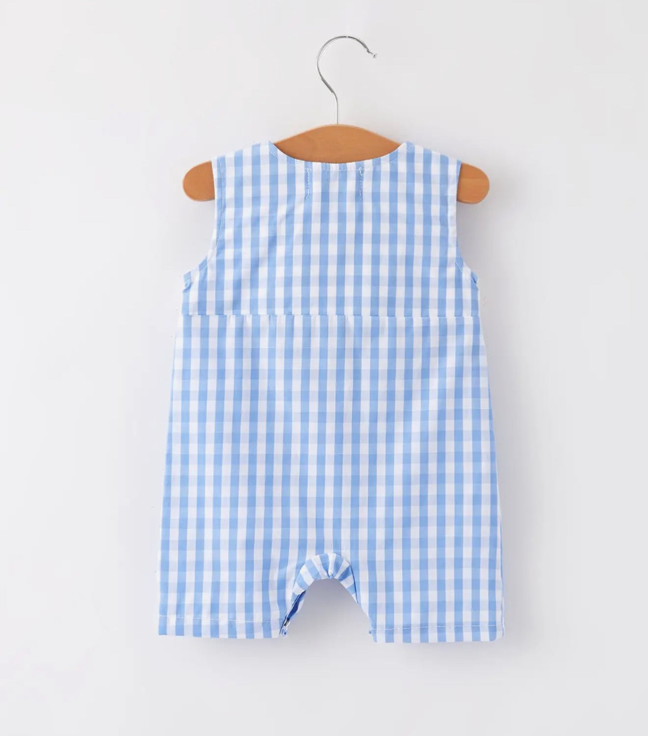 Rylee Faith Flag Embroidered Romper