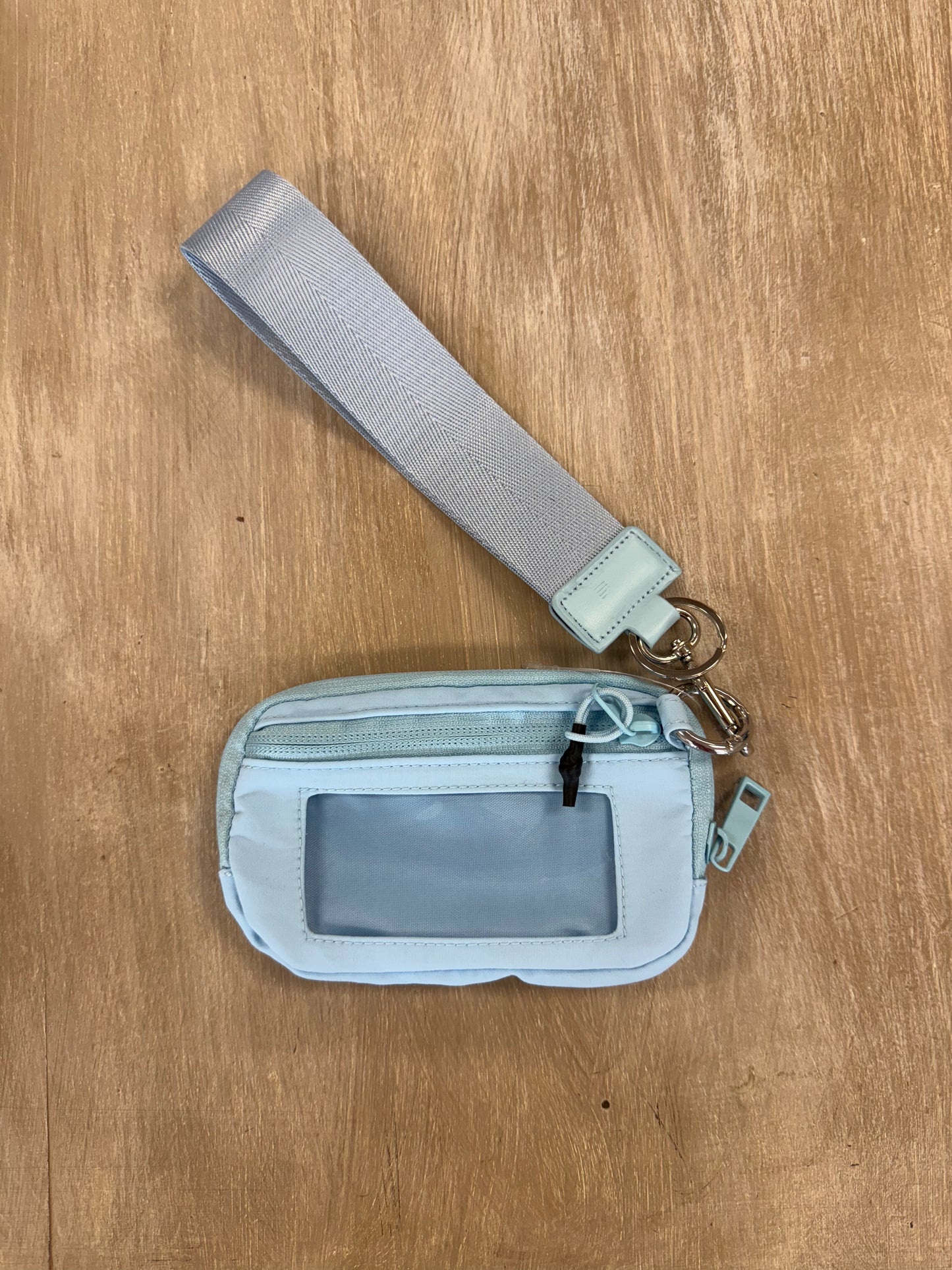 Zip wallets with wristlet
