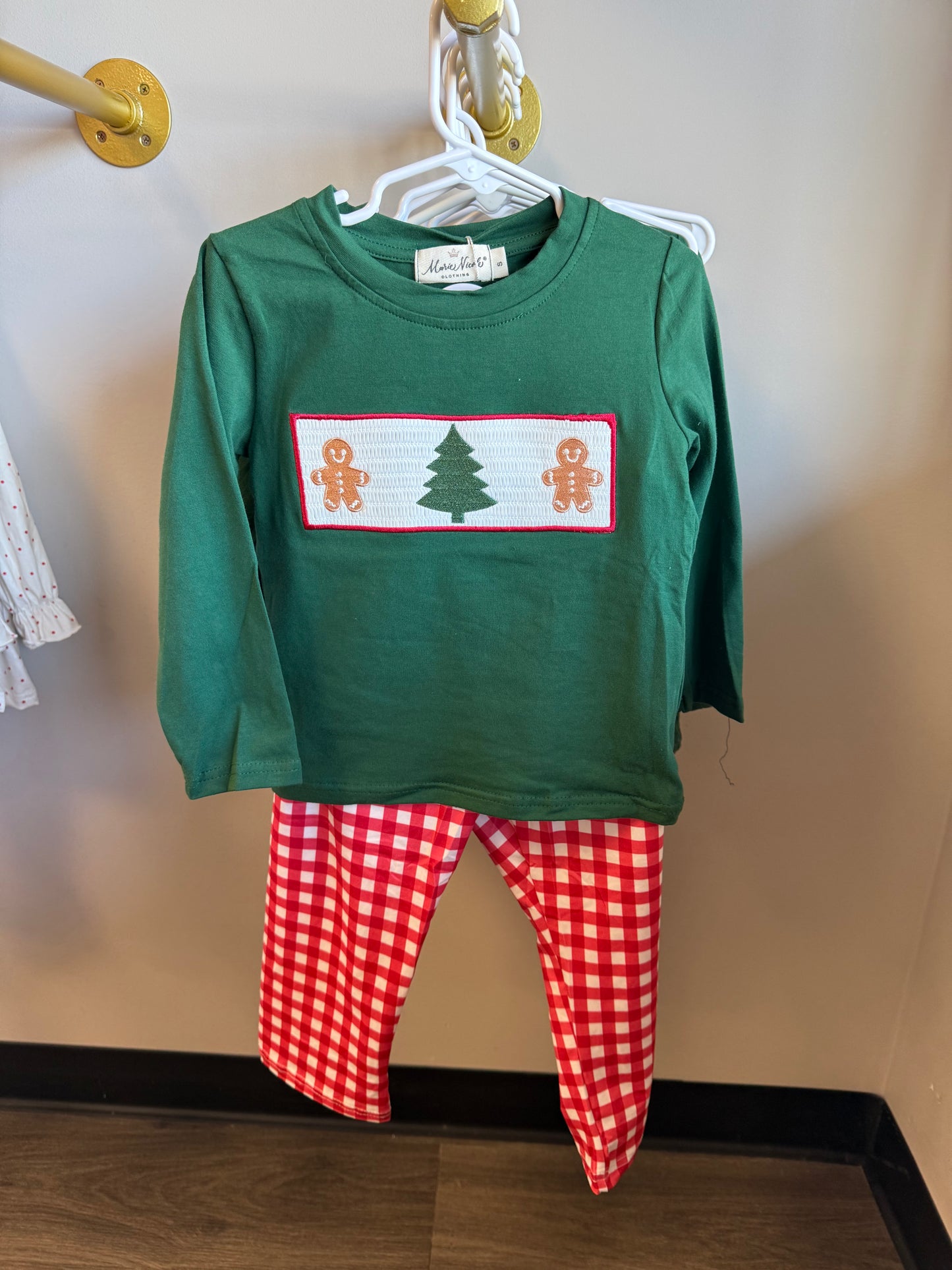 Boys gingerbread outfit