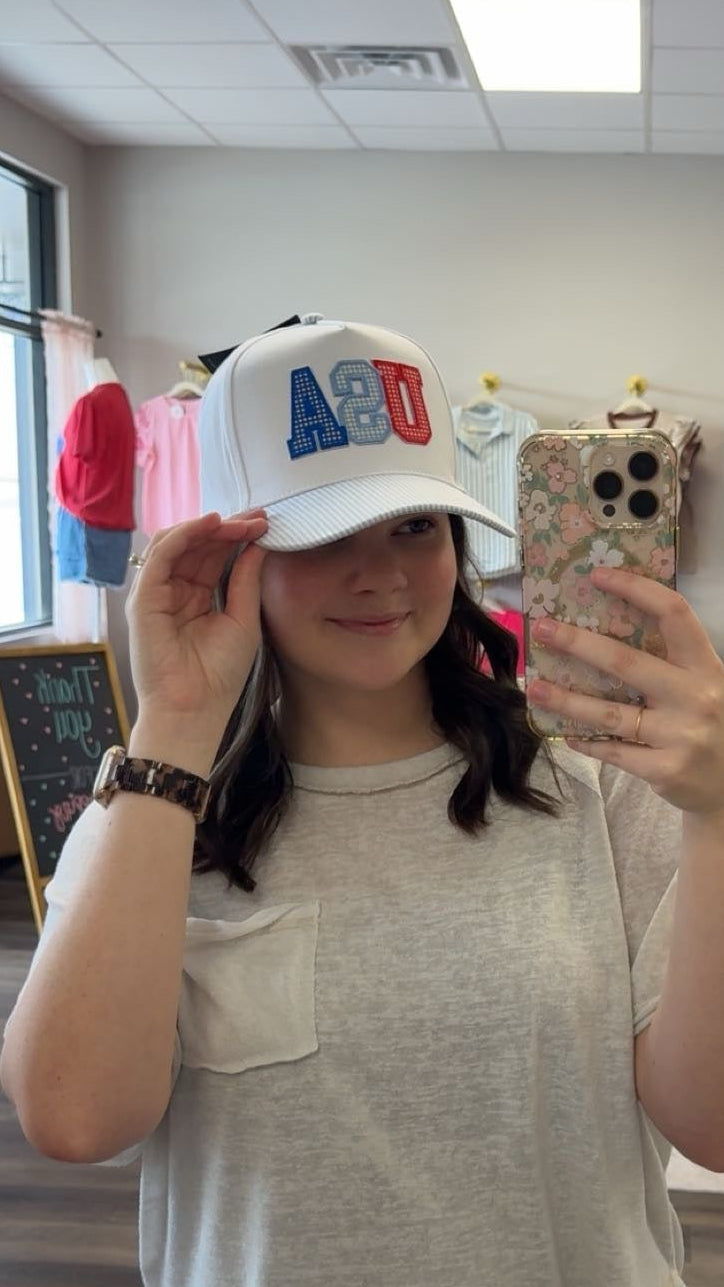USA TRUCKER HAT