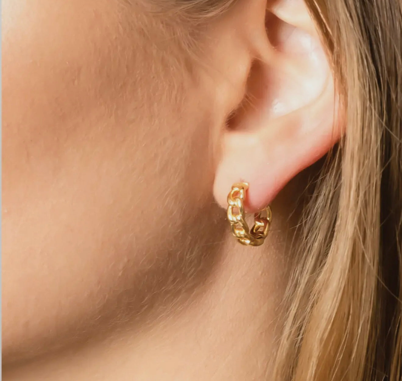 Link Hoop Earrings