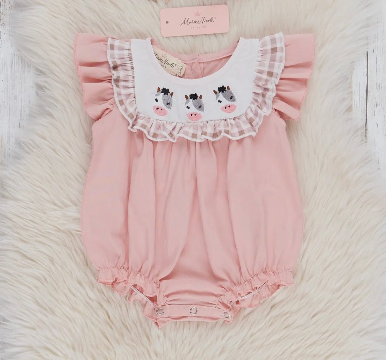 Cow Ruffle Bubble