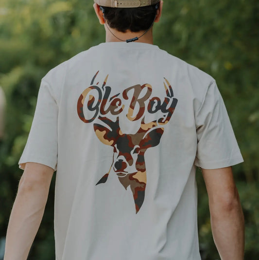 Ole Boy Camo Deer Tshirt