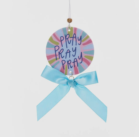Pray pray pray car air freshener