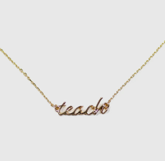 Teach necklace