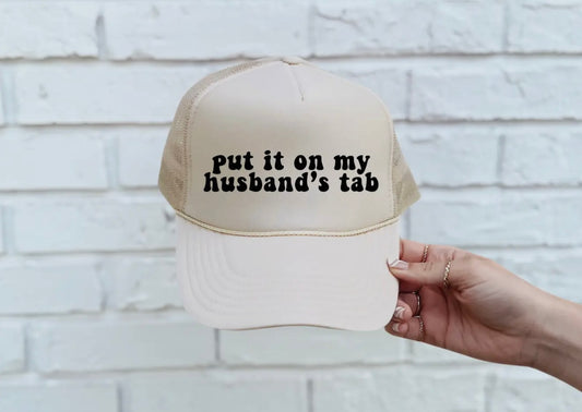 Husbands Tab Tan & Black Hat