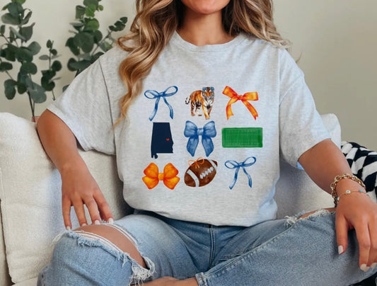 Auburn tigers graphic tee