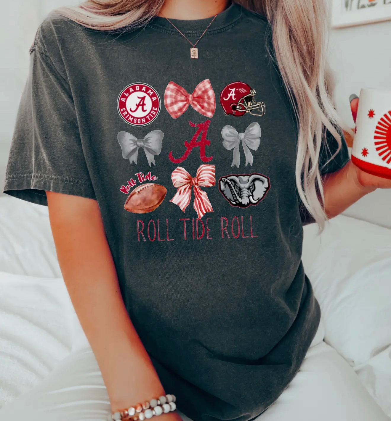 Alabama football graphic tee