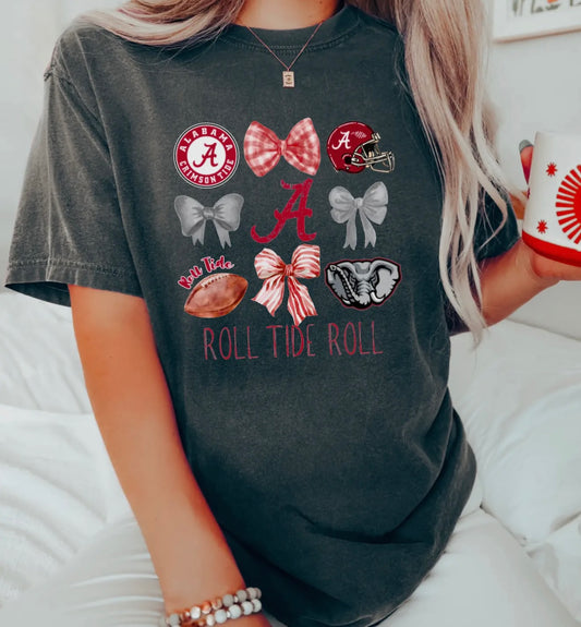 Alabama football graphic tee