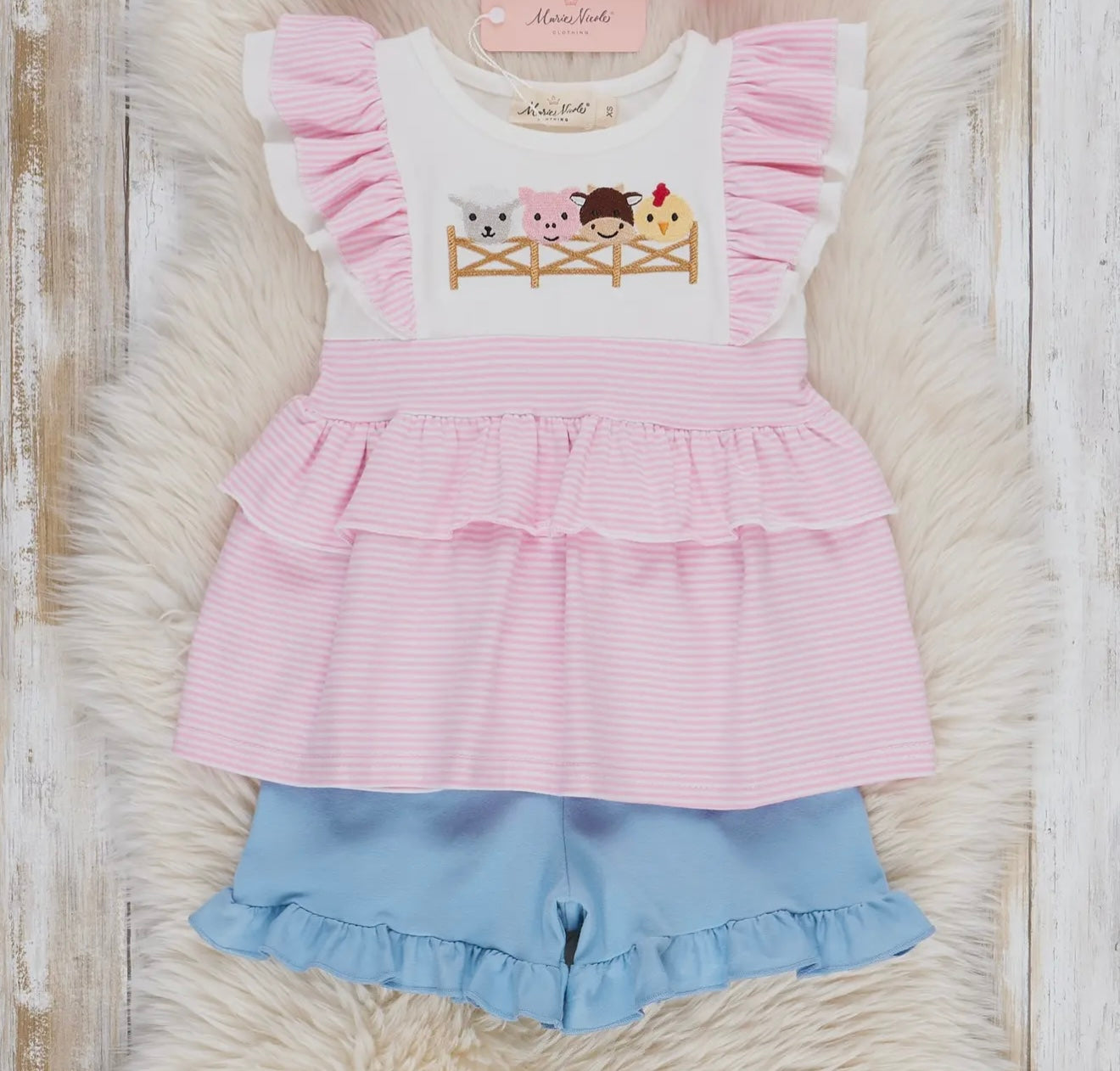 Baby farm friends outfit