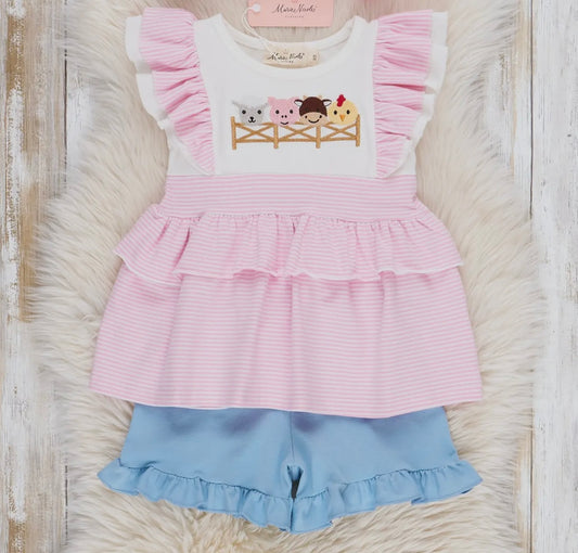 Baby farm friends outfit