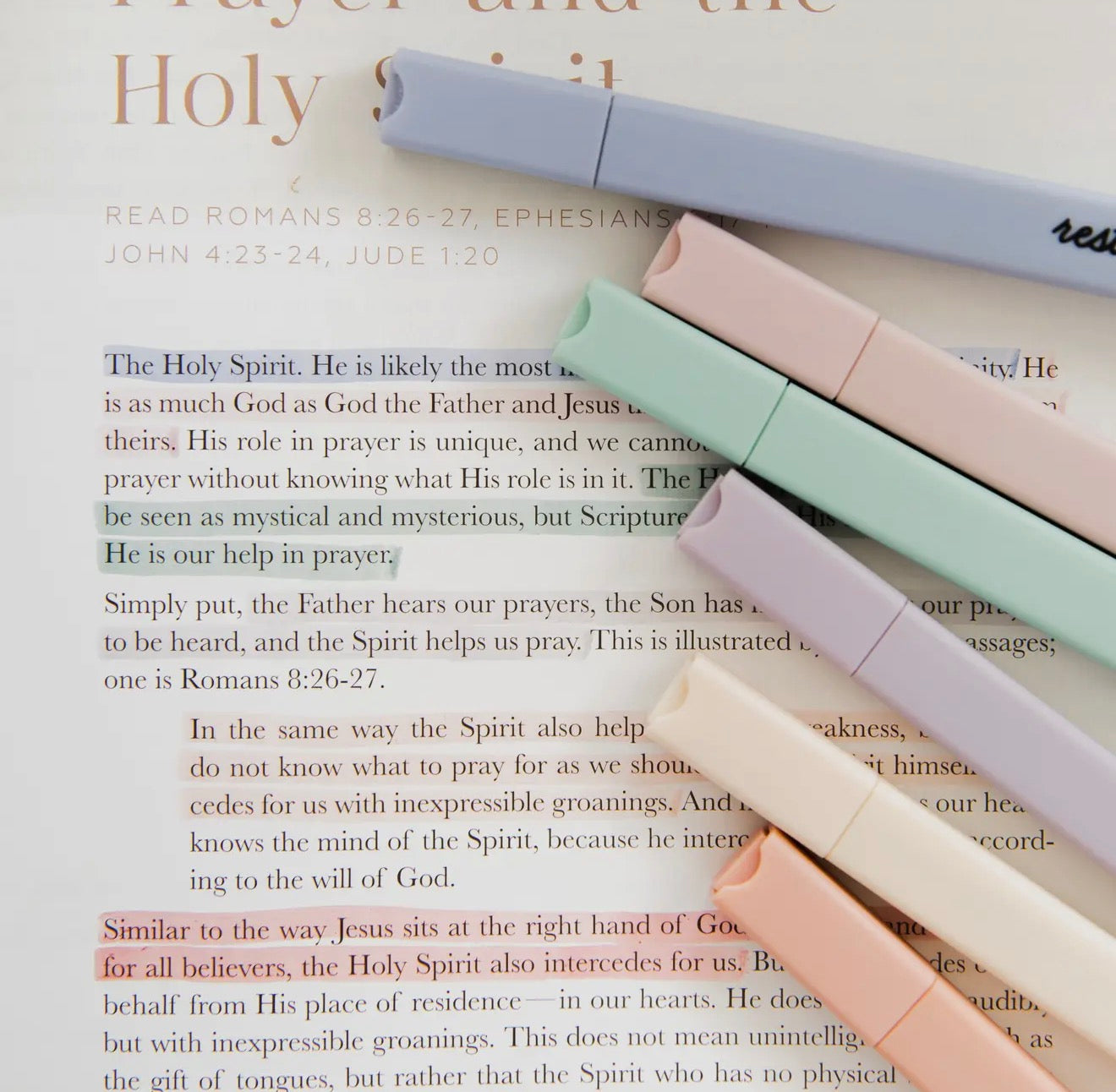 Pastel Bible Highlighters