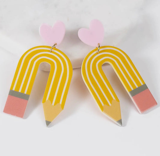 Pencil earrings