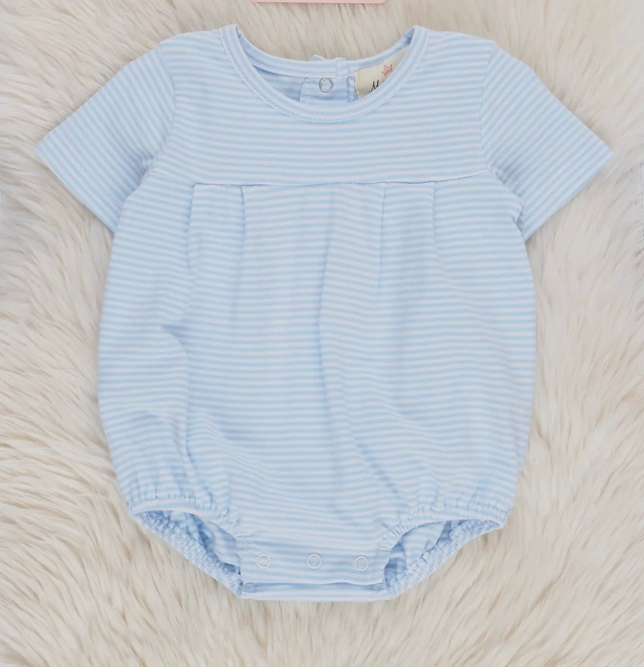 Baby Blue Striped Bubble