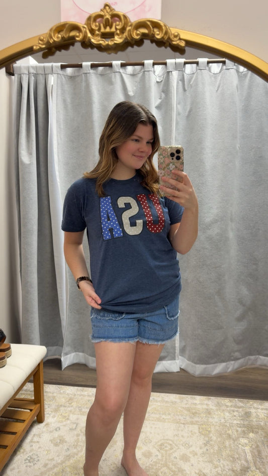 Polkadot USA Tee